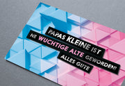 FUCK YOU CARDS: Papas Kleine lustige Geburtstagskarte Foto