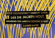 FUCK YOU CARDS: Jacken Bumsen außergewöhnliche Grußkarte Front