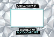 Rückseite vom FCK YOU CARDS Gutschein